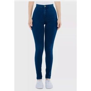 American Apparel High Waist The Easy Jean in Dark Wash Size Medium